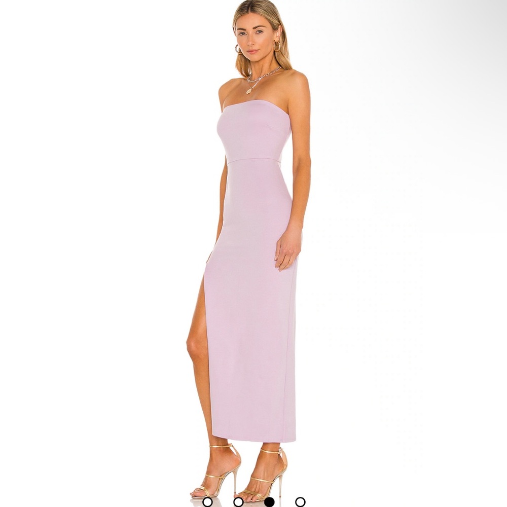 NWT NBD Dream Strapless Gown Maxi Dress in Lilac - Picture 2 of 8